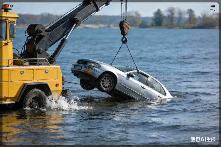 章贡区吊车救援电话【案例】